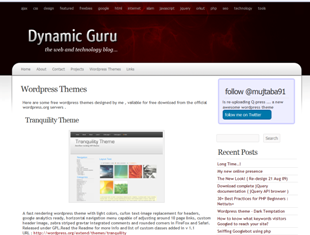Q-press free wordpress theme