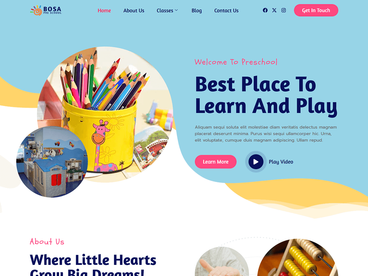 Bosa Preschool Screenshot 1