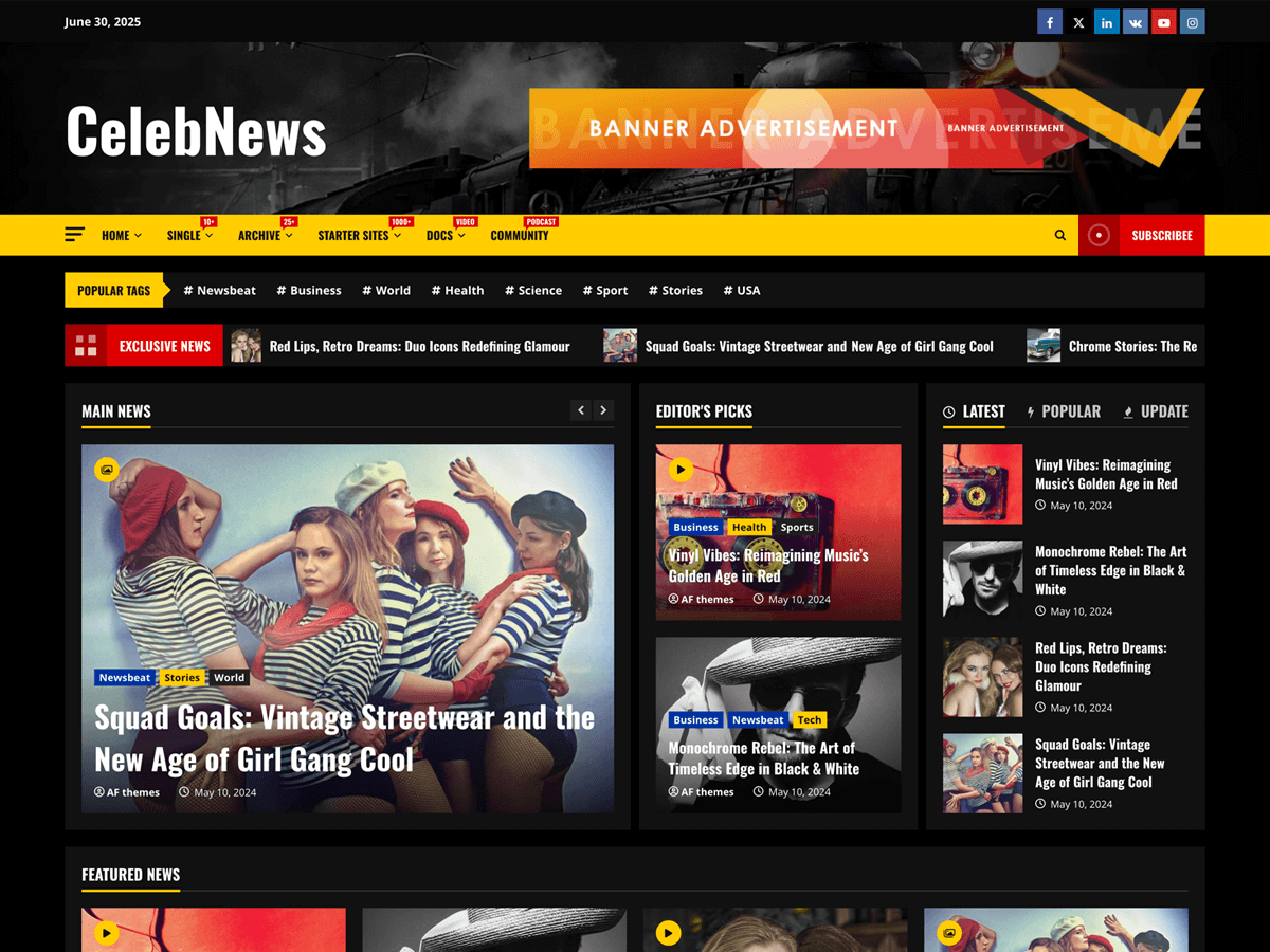 CelebNews Screenshot 1