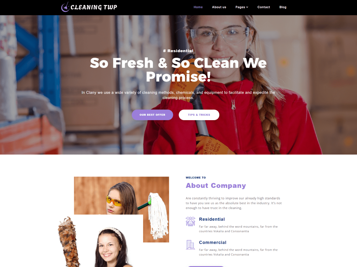 Cleaning TWP Screenshot 1