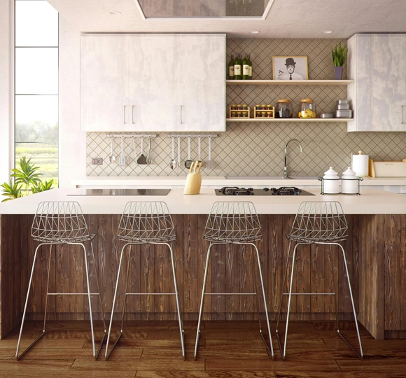 modern minimalist island kitchen design