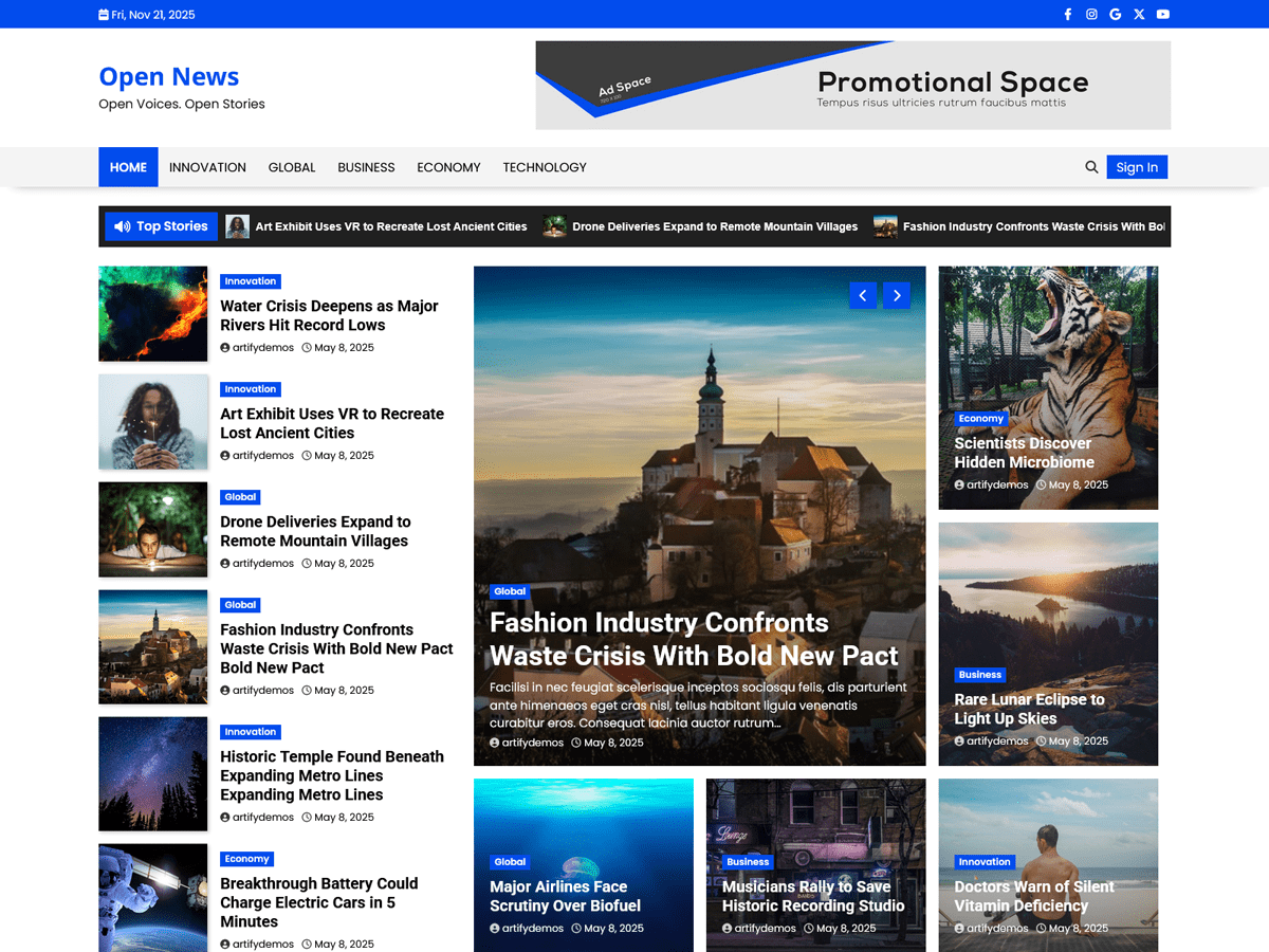 Open News Screenshot 1