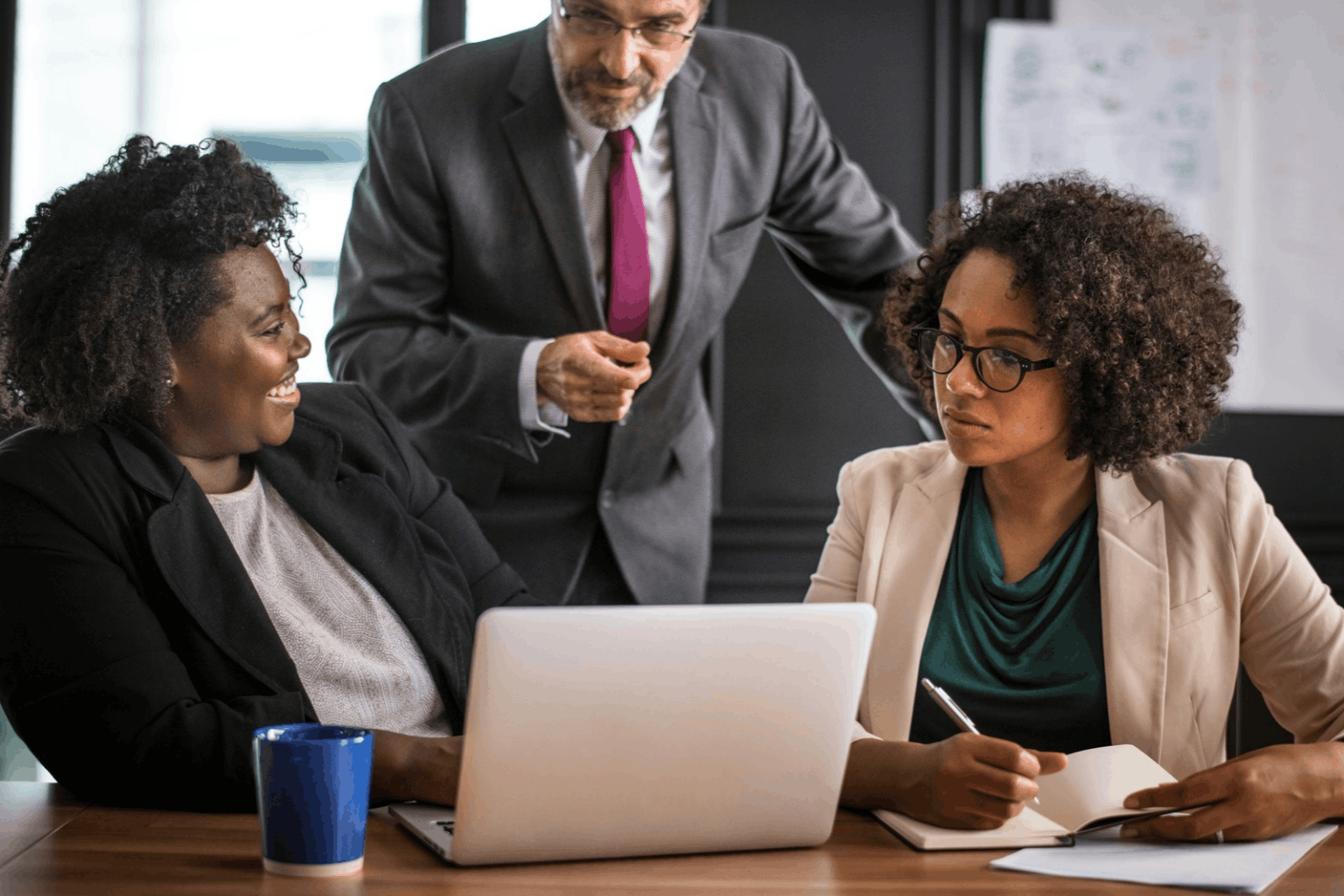 Corporate Team Working Together