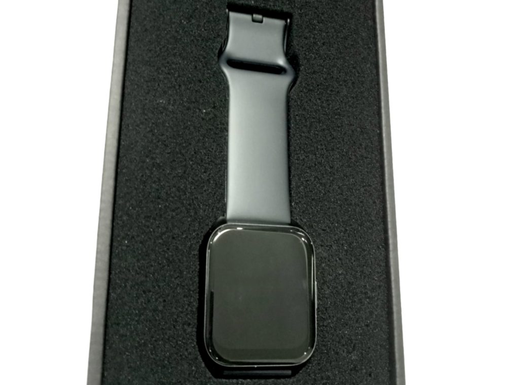 Smartwatch in its presentation box
