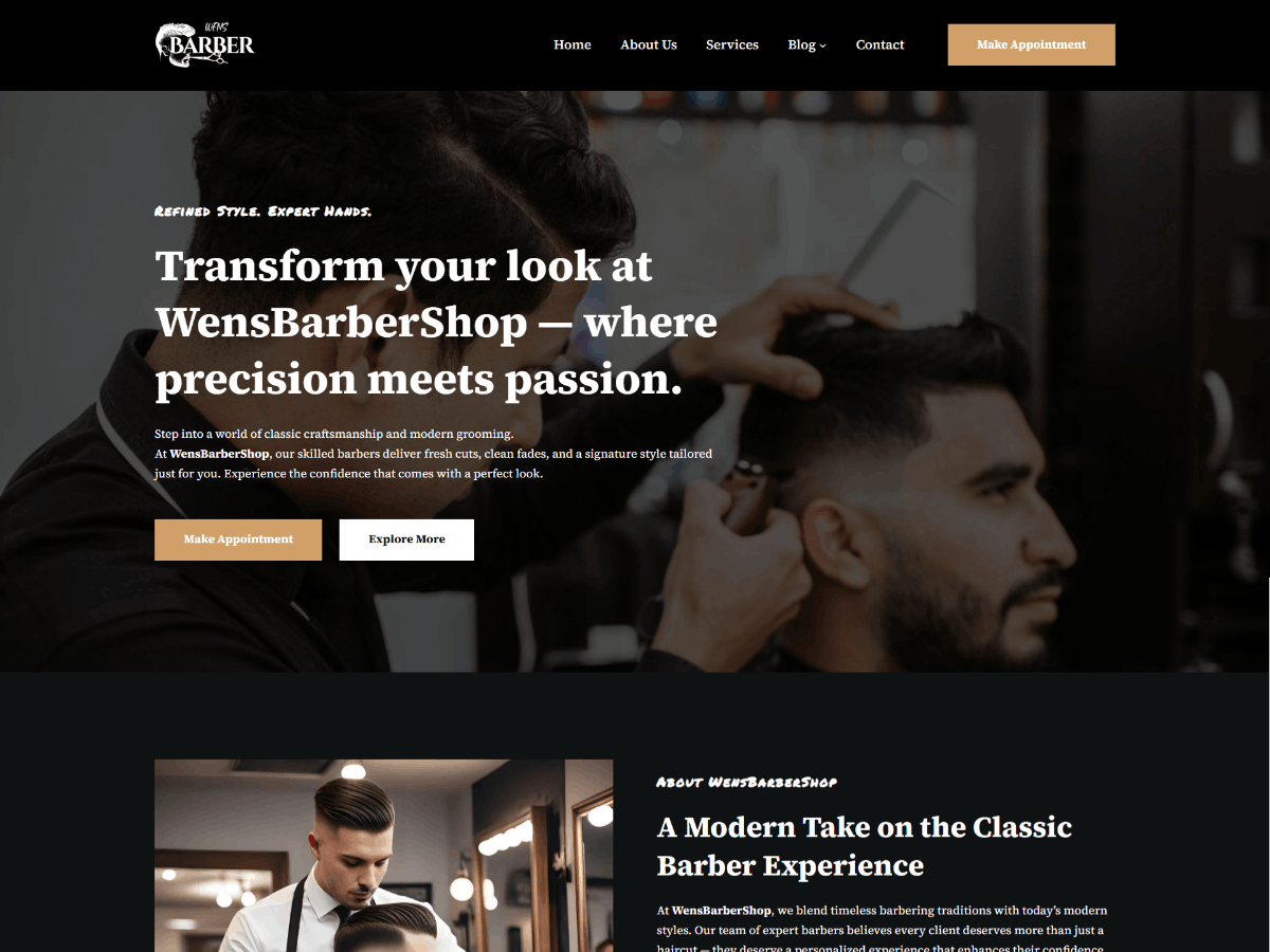 WENS Barber Screenshot 1